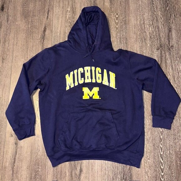 adidas Other - University Of Michigan Wolverines Adidas Men’s Pullover Hoodie Size Large  NWOT